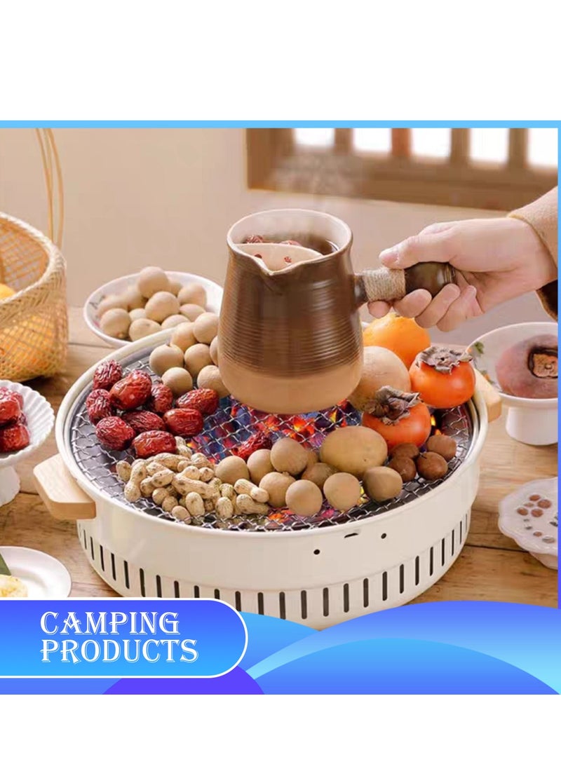 مانفول مقلاة شواء كورية محمولة بتصميم لا يدخن - Image 4