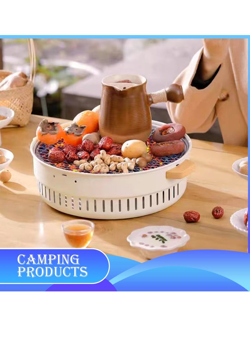 مانفول مقلاة شواء كورية محمولة بتصميم لا يدخن - Image 5