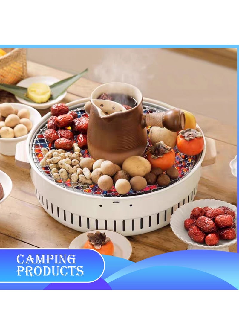 مانفول مقلاة شواء كورية محمولة بتصميم لا يدخن - Image 3