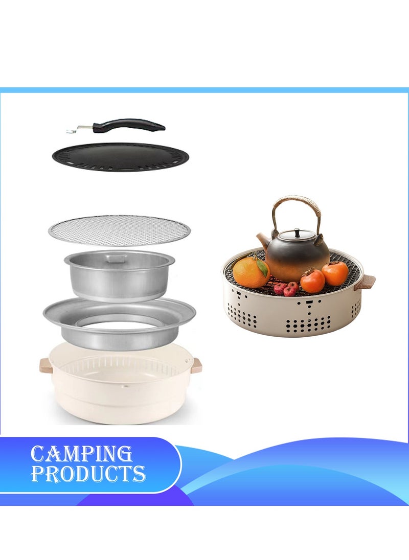 Manful Portable Korean BBQ Grill Pan with Smokeless Design  - Image 3