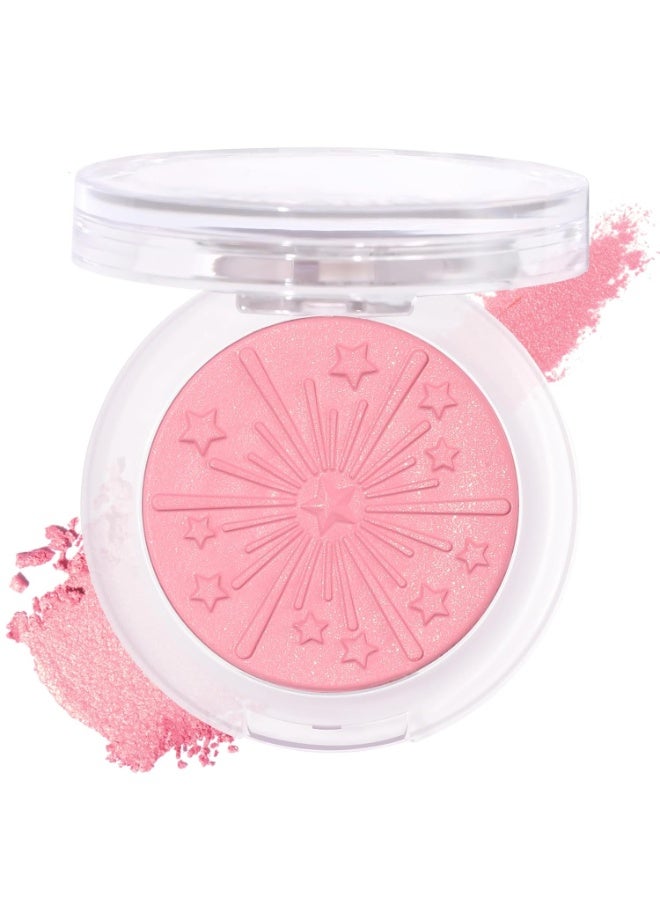 Ucanbe Baked Blush for Cheek, Glow Blushing Palette - Seamless Silky Blendable Powder Blush Makeup Palette, Delivering Long Last Natural Ruddy Complexion, 01 First Sight - Image 1