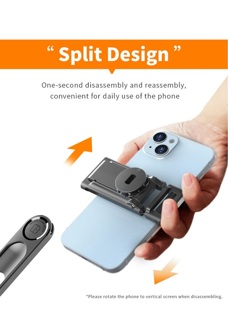 74.33”(1.88M)Balanced and stable shooting multifunctional expansion of the metal tripod selfie stick  - Image 5