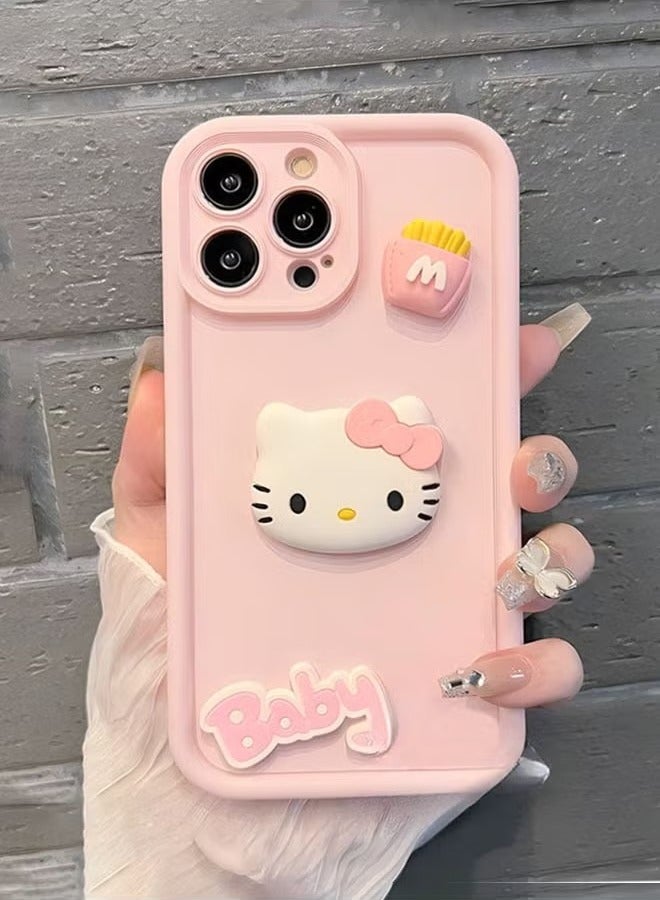 حامي فون 16 برو ماكس ، مرحبا كيتي الكرتون حامي - Image 1