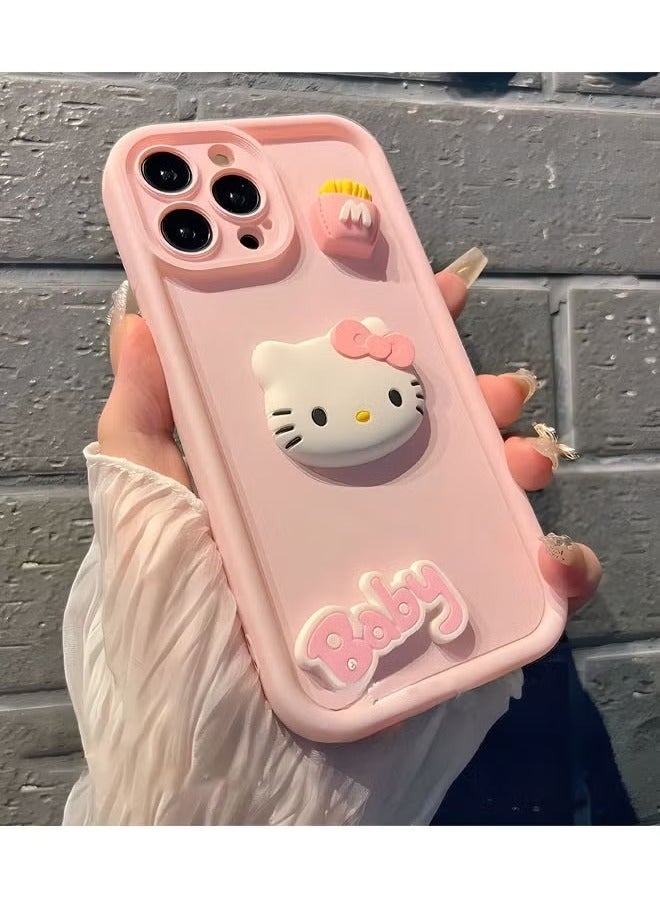 حامي فون 16 برو ماكس ، مرحبا كيتي الكرتون حامي - Image 2