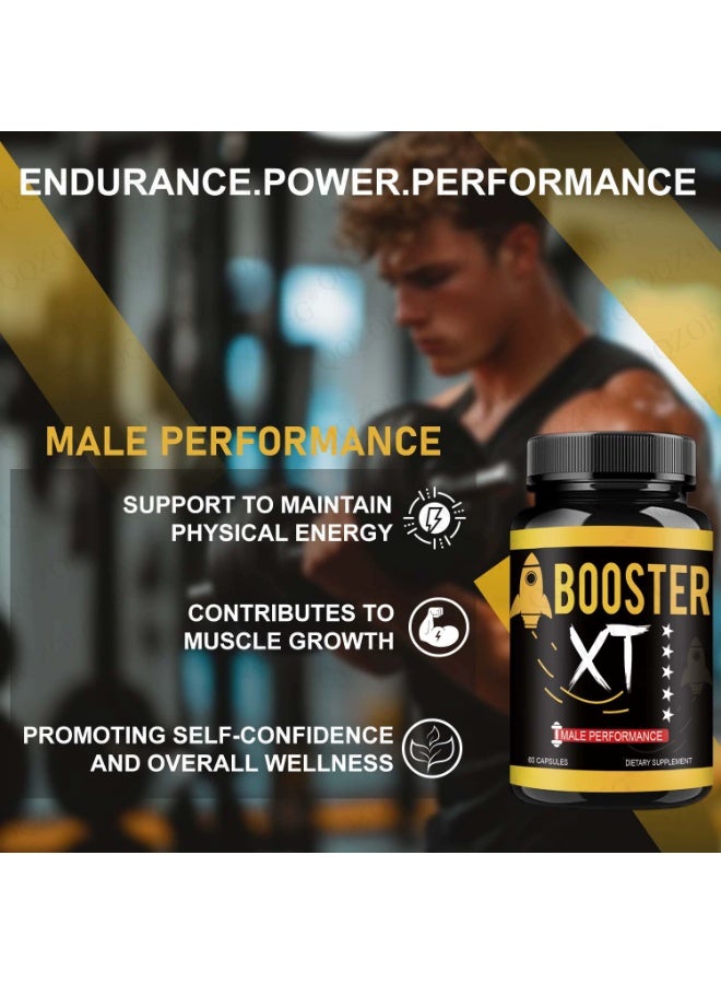 Men‘s Dietary Supplement, Enhance Strength, Promote Recovery, Male Performance, Boost Stamina, Gym Workout, 60 Capsules - Image 2