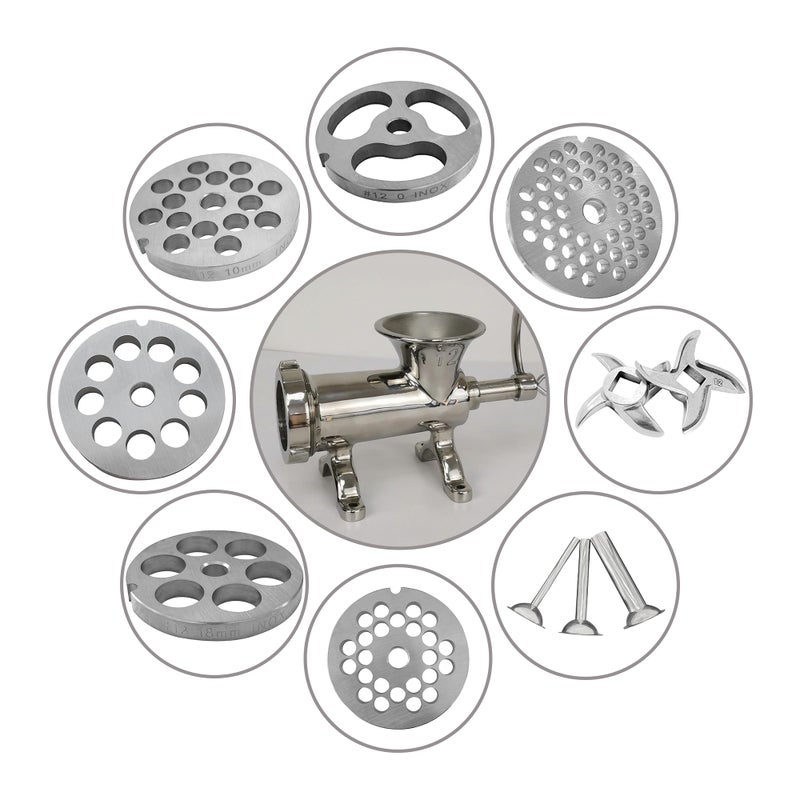 OUSTUE #12 Meat Grinder Blade Stainless Steel Knife Cutter Replacement  Please Check The Size And Shape(2 Pc) - Image 3