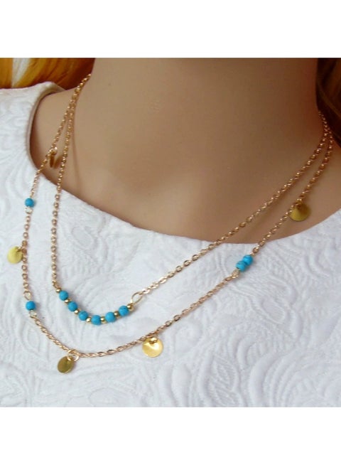 Minimalist Layered Necklace for Women – Dainty Multi-Strand Gold Chain Set | Chic Everyday Jewelry