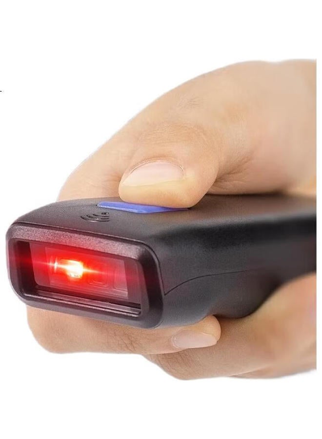 Netum Nt-2100 Wireless 1D Bluetooth Barcode Scanner Portable Barcode Reader For Warehouse Inventory Management Barcode Machine Sales And Inventory Barcode Scanner Nt-2100 (Black) - Image 1