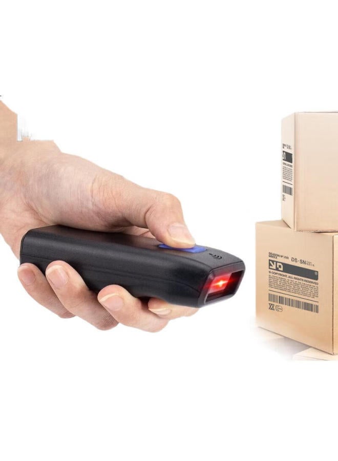 Netum Nt-2100 Wireless 1D Bluetooth Barcode Scanner Portable Barcode Reader For Warehouse Inventory Management Barcode Machine Sales And Inventory Barcode Scanner Nt-2100 (Black) - Image 2