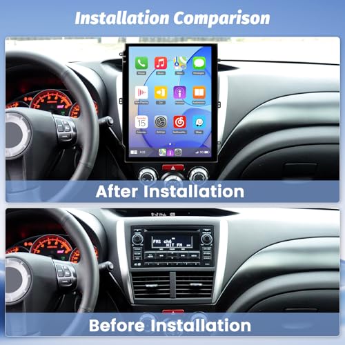 Roinvou [8 Core 4+64G] Double Din Car Radio 9.7" 1280 * 720 Touch Screen Car Stereo Head Unit Wireless CarPlay Android Auto DSP 5GHz WiFi Bluetooth 5.0 32EQ GPS Navigation FM RDS SWC + Backup Cam - Image 2
