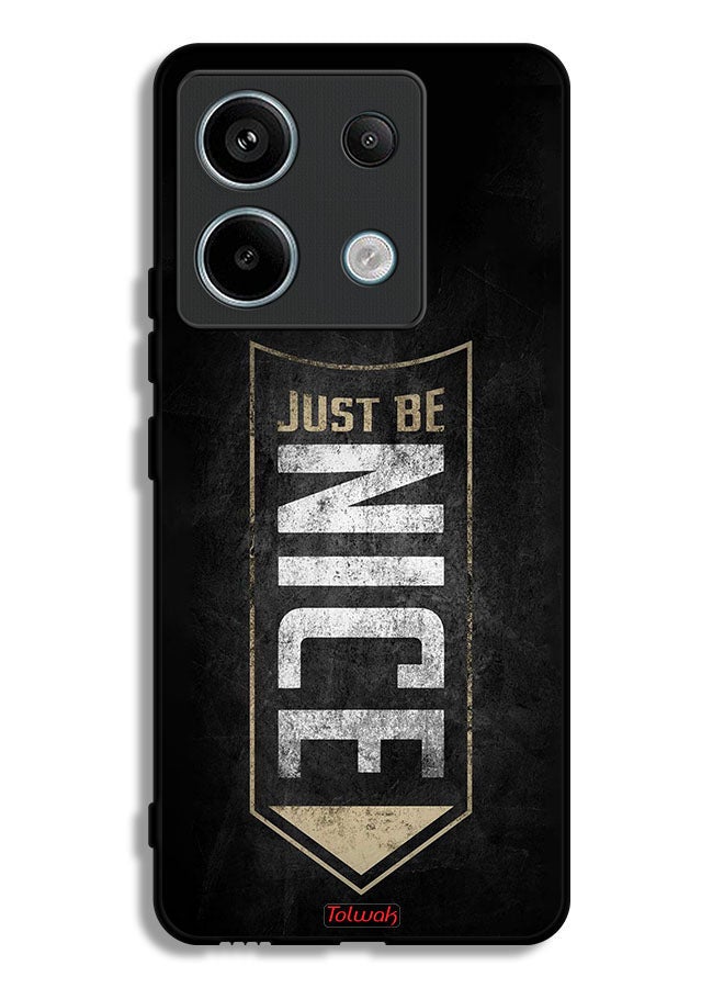 Tolwak Xiaomi Redmi Note 13 Pro Protective Case Cover Just Be Nice - Image 1