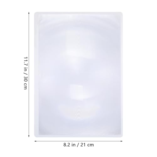 DOITOOL Large Magnifying Sheet for Reading, 3X Full A4 Page Magnifier (11.7" x 8.2"), Flat Fresnel Lens Book Magnifiers for Seniors, Optical Aid for Small Print & Aging Eyes - Image 5