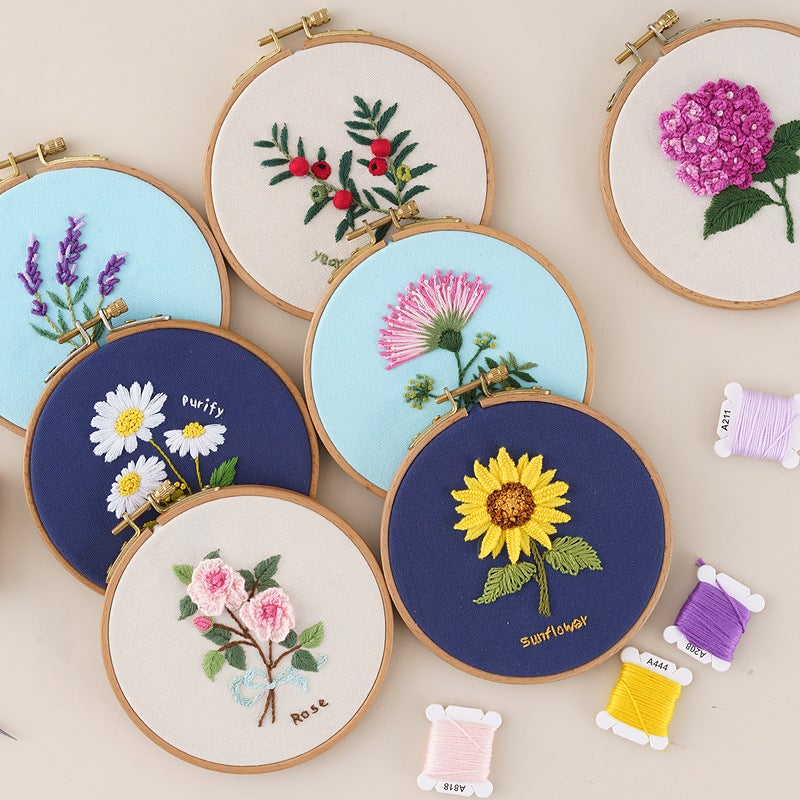 Embroidery Handmade Diy Material Bag Beginners Self-Embroidery Making Small Embroidery For Boyfriend Clothes Su Embroidery Fabric Gift - Image 3