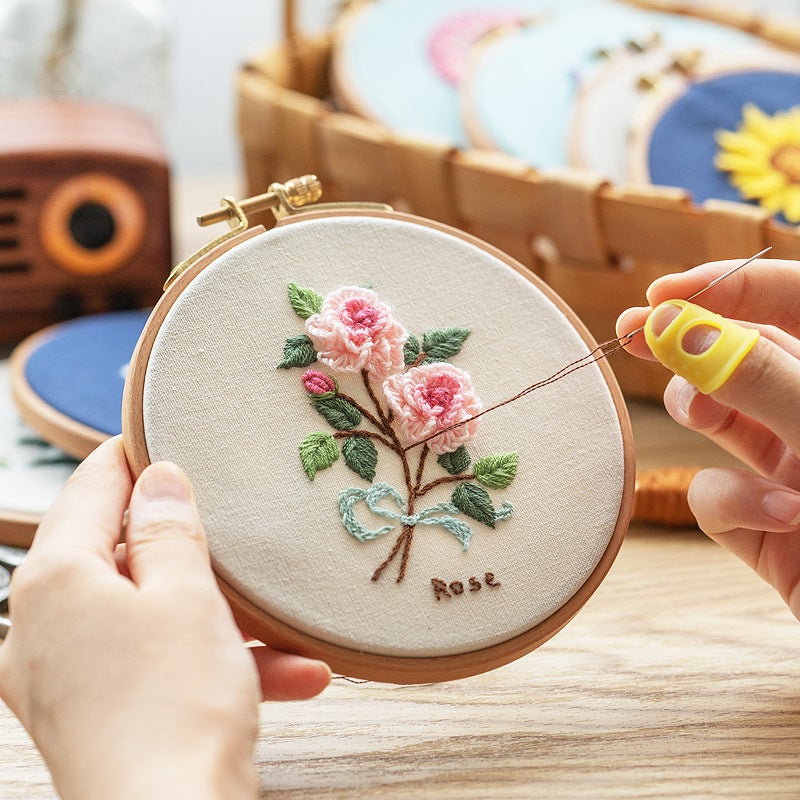 Embroidery Handmade Diy Material Bag Beginners Self-Embroidery Making Small Embroidery For Boyfriend Clothes Su Embroidery Fabric Gift - Image 2