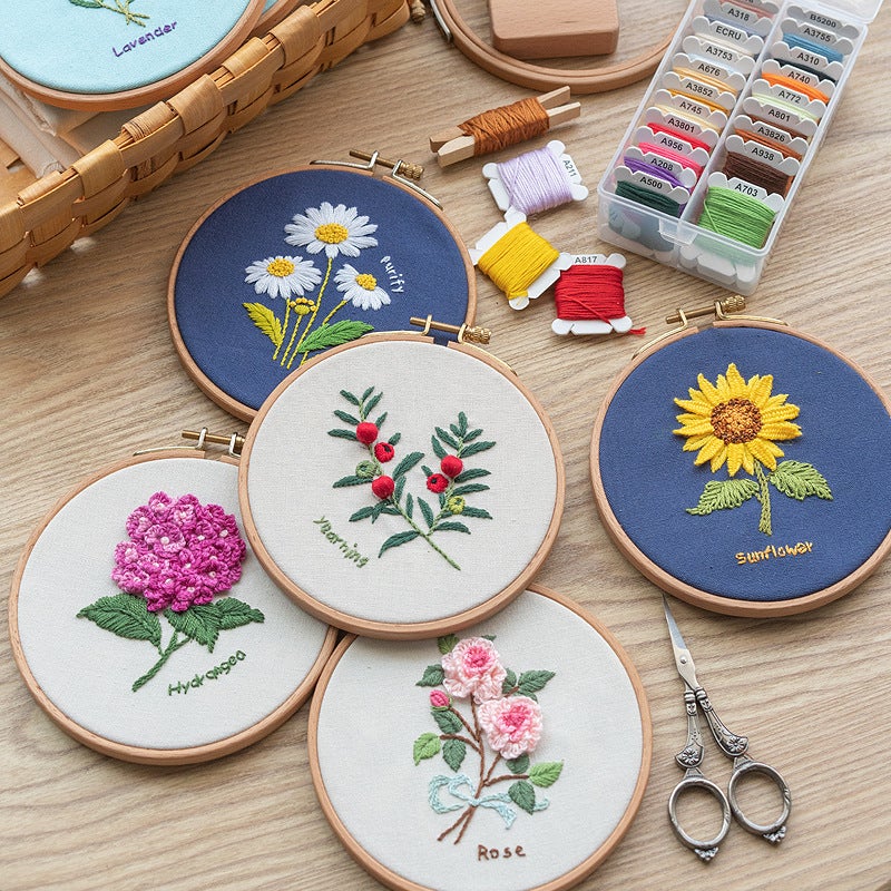 Embroidery Handmade Diy Material Bag Beginners Self-Embroidery Making Small Embroidery For Boyfriend Clothes Su Embroidery Fabric Gift - Image 4