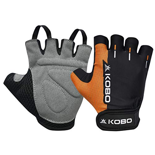 Kobo WTG-27-LARGE Weight Lifting Gym Gloves Hand Protector for Fitness Training - Image 1