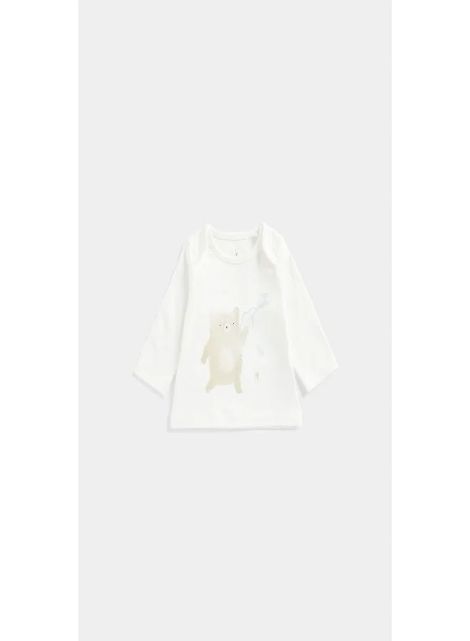 mothercare My First Bear Long Sleeved T Shirt