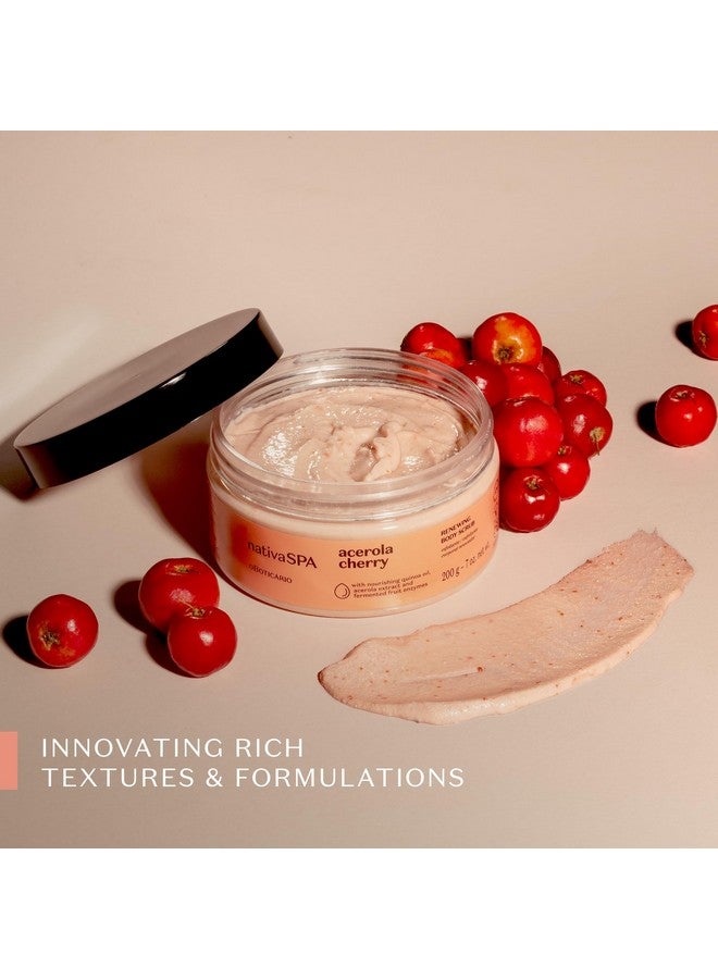 NATIVA SPA O BOTICÁRIO NATIVA SPA O BOTICÁRIO, Acerola Cherry Renewing Body Scrub, Gentle Exfoliation for Smooth, Radiant Skin, 7.05 Ounce (200g) - Image 4