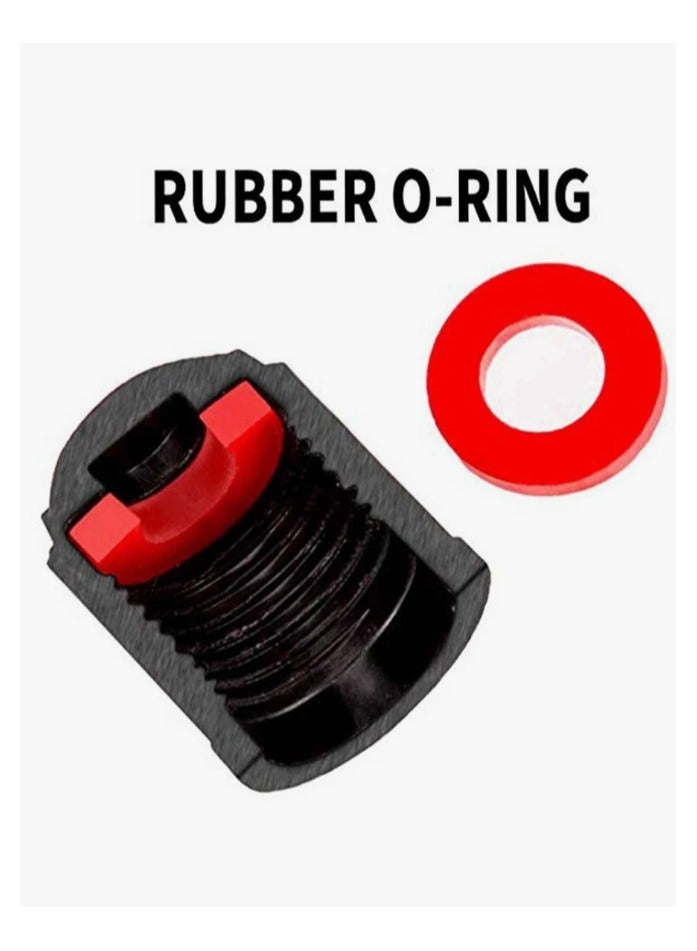 Valve Caps Set - Pack of 4 Tire Valve Caps, Suitable Valve Kit for Cars and Bikes, Wheel Valve Stem - Set of 4 Plastic Valve Caps, Valve Cap Cover, Plastic Valve Stem for Tires - Black Valve Stem Co - Image 5