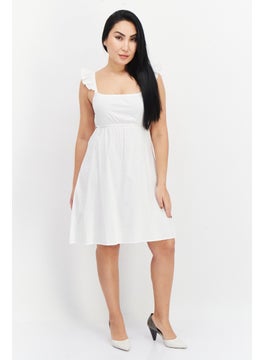 Women Plain Mini Dress, White - pzsku/Z2F004D24B74BB7B43EC5Z/45/_/1737296022/29c53b9b-9ec6-4194-a371-c88a8c1de531