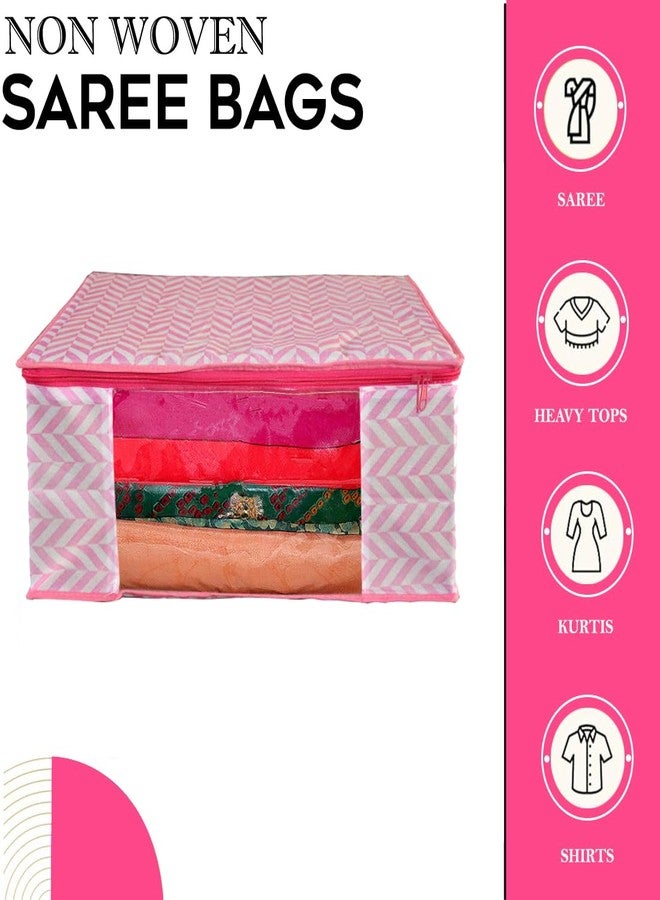 Shaping Fabric Garment Cover Non-Woven 90 GSM with Transparent Window & Double Metal Zipper – Pack of 1 | Dustproof Clothes Storage Bag SDr Sarees, Suits, Jackets, ShirtsAWMN1582493517524148524356 - Image 2