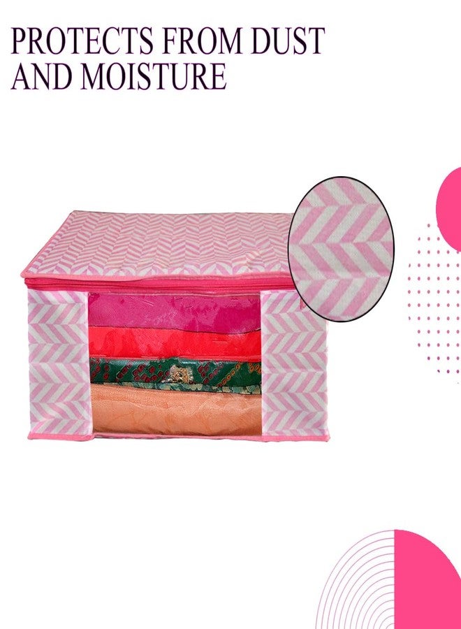 Shaping Fabric Garment Cover Non-Woven 90 GSM with Transparent Window & Double Metal Zipper – Pack of 1 | Dustproof Clothes Storage Bag SDr Sarees, Suits, Jackets, ShirtsAWMN1582493517524148524356 - Image 3