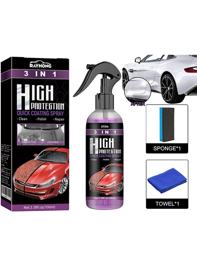 رايهونغ عامل طلاء السيارات عالي الحماية لاستعادة سطوع سطح السيارة لحماية طلاء السيارات ، طلاء الكريستال ، إصلاح الخدوش. - Image 1