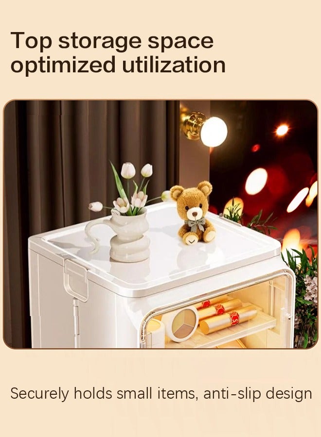 Sunnaltree Cup Drying Rack,Foldable Cup Cabinet,Dustproof Cup Storage Rack,Water Cup Organizer,Magnetic Single Door With Handle,Home Desktop Perfume&Cosmetics Storage Box for Livingroom,Bedroom - Image 4