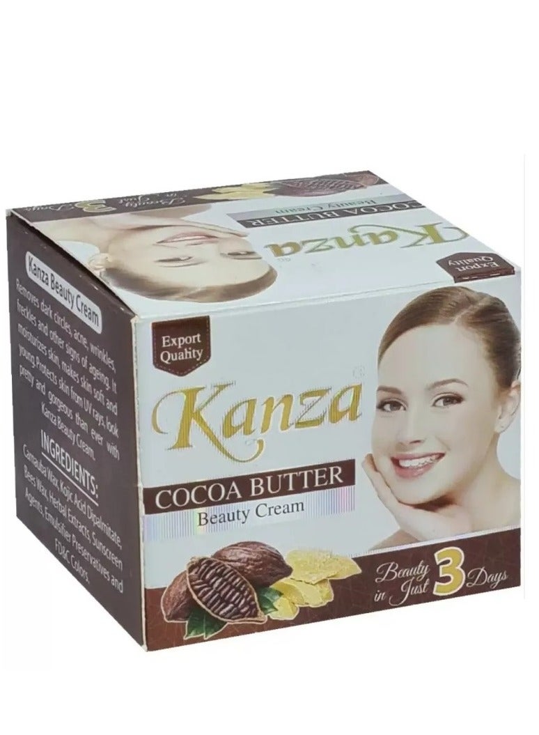 Kanza Four Pieces of Whitening Beauty Cream Cocoa Butter 4x50 g - Image 3