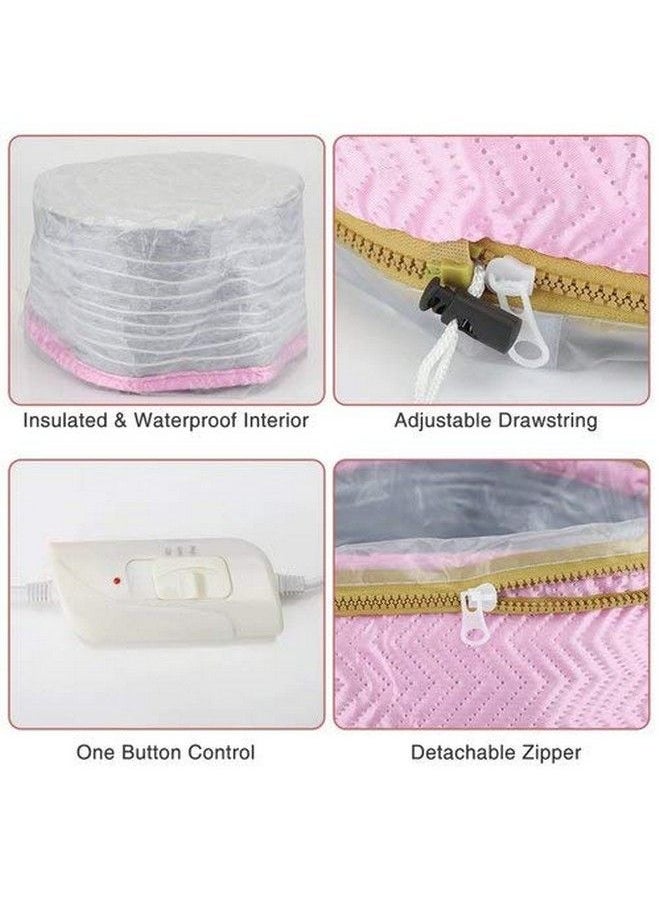 Jiya Enterprise - Hair Care Thermal Head Spa Cap Treatment With Beauty Steamer Nourishing Heating Cap Spa Cap For Hair Spa Cap Steamer For Women - Image 1