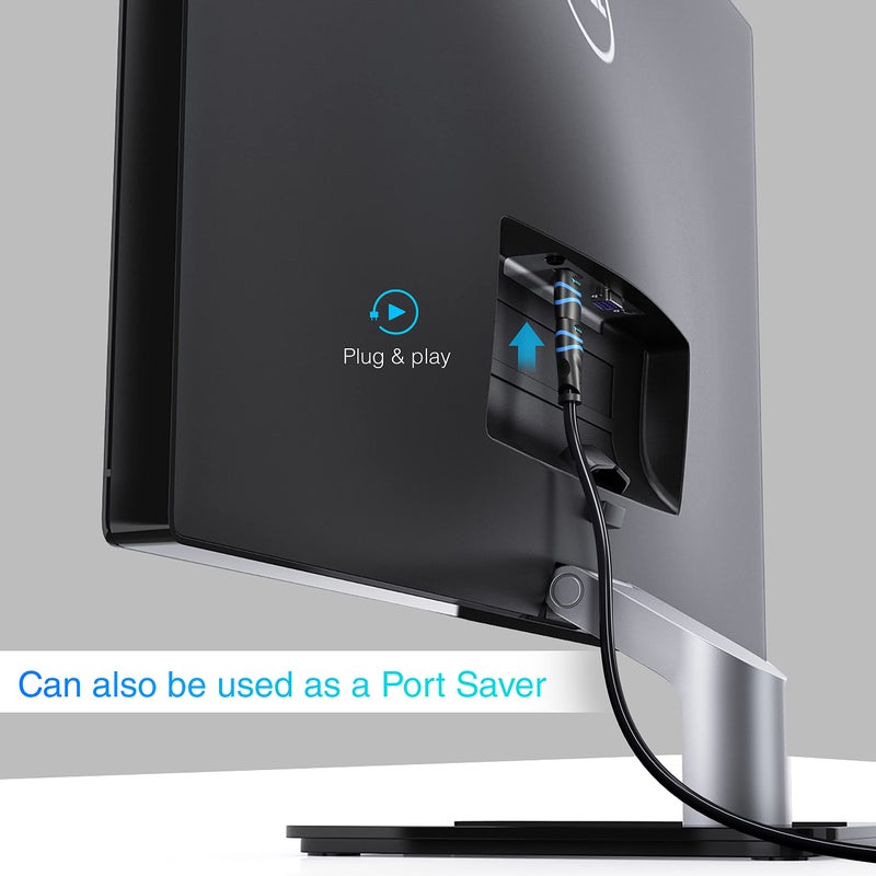 BlueRigger HDMI CEC Less Adapter (4K UHD, ARC, Ethernet, Male to Female CEC Blocker) - Compatible with HDTV, TV Stick, Chromecast, Nintendo Switch, Xbox, PS5, PC, Soundbar - Image 4