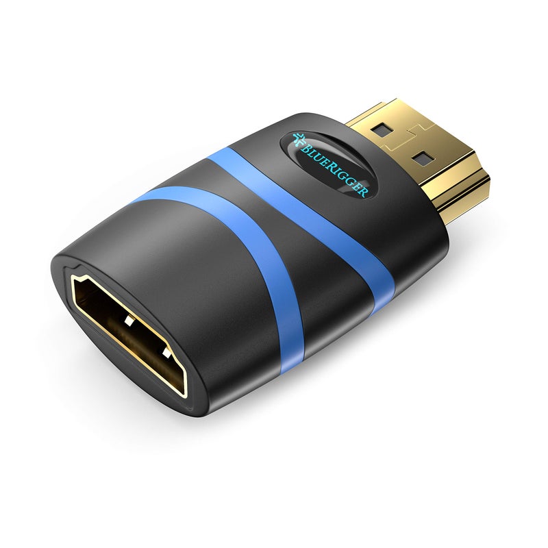 BlueRigger HDMI CEC Less Adapter (4K UHD, ARC, Ethernet, Male to Female CEC Blocker) - Compatible with HDTV, TV Stick, Chromecast, Nintendo Switch, Xbox, PS5, PC, Soundbar - Image 1