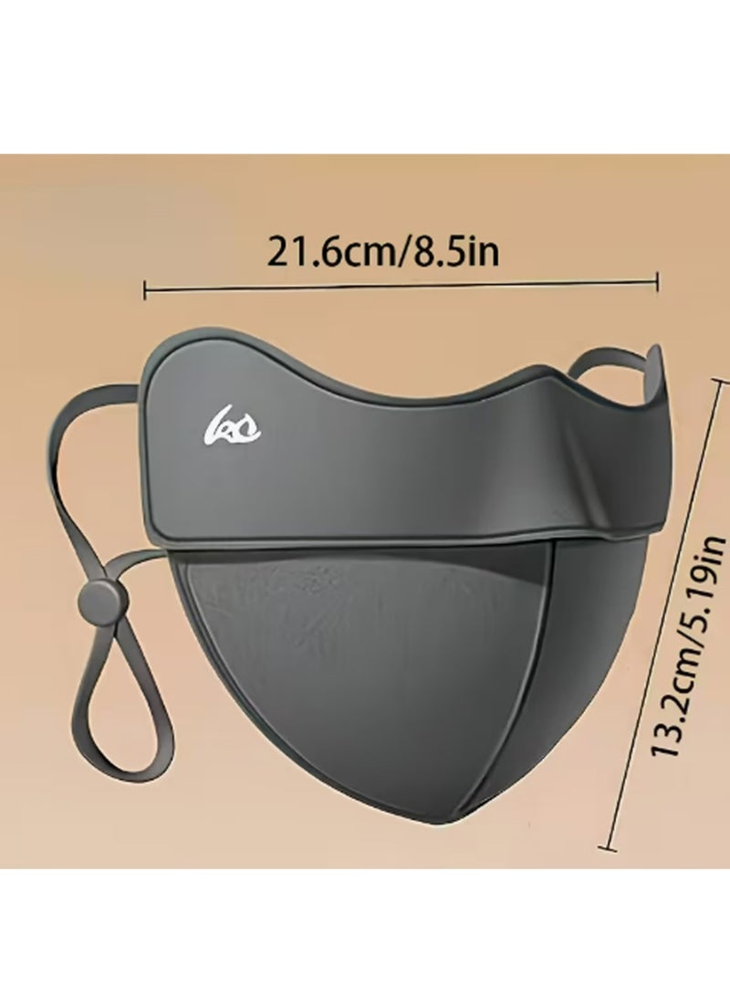 LLASIDO 3PCS Winter UV Face Mask Windproof Breathable Washable Sun Protection Face Shield for Men Women Running Cycling Hiking Working - Image 5
