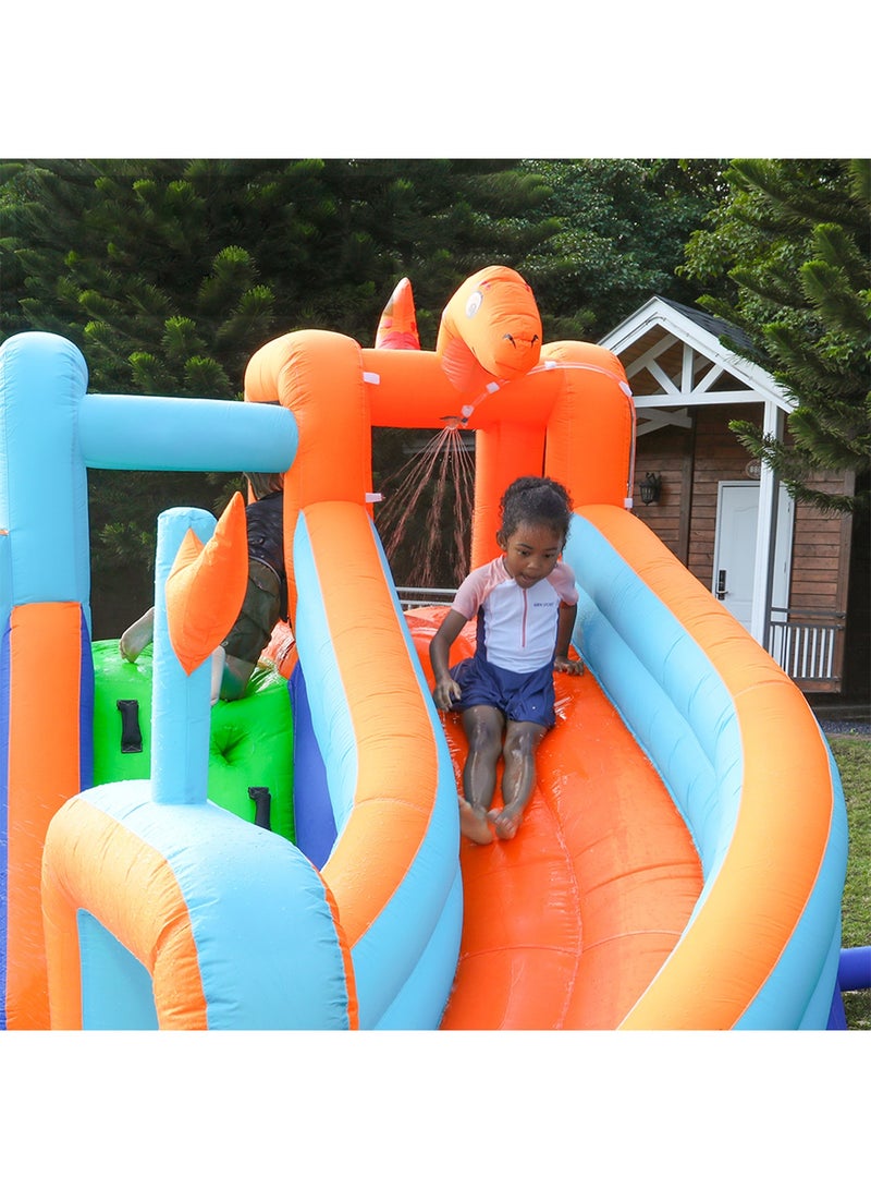 GT-Wheel Inflatable Twin Water Slide for Kids Outdoor Play Double the Fun - Image 5