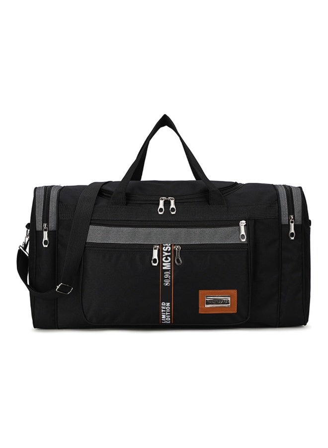 جي بي أن حقيبة سفر قابلة للطي بسعة كبيرة، محمولة، للجنسين وللطلبة، حقيبة أمتعة سفر، حقيبة كتف مقاومة للماء، مناسبة للصالات الرياضية ورحلات عطلة نهاية الأسبوع، حقيبة سفر محمولة خفيفة الوزن مقاومة للماء، حقائب دفل للسفر. - Image 1