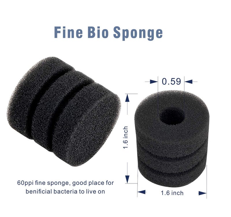 hygger Super Mini Aquarium Single Sponge Filter for Small Fish Tank 0.5-5 Gallon - Image 4