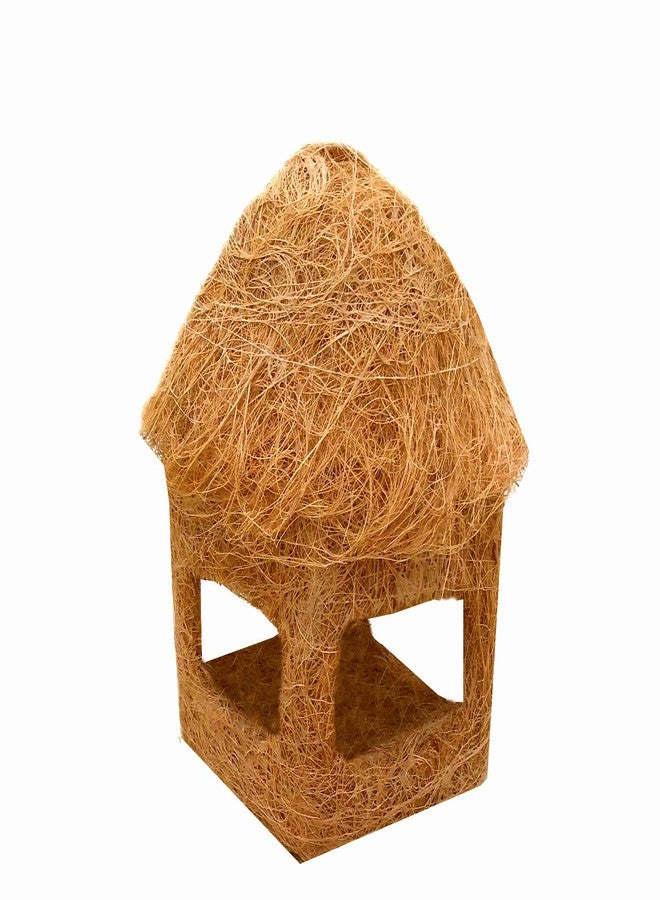 LIVEONCE Classic Hut Bird Feeder Purely Handmade with Easy Hanging Rings - Image 5