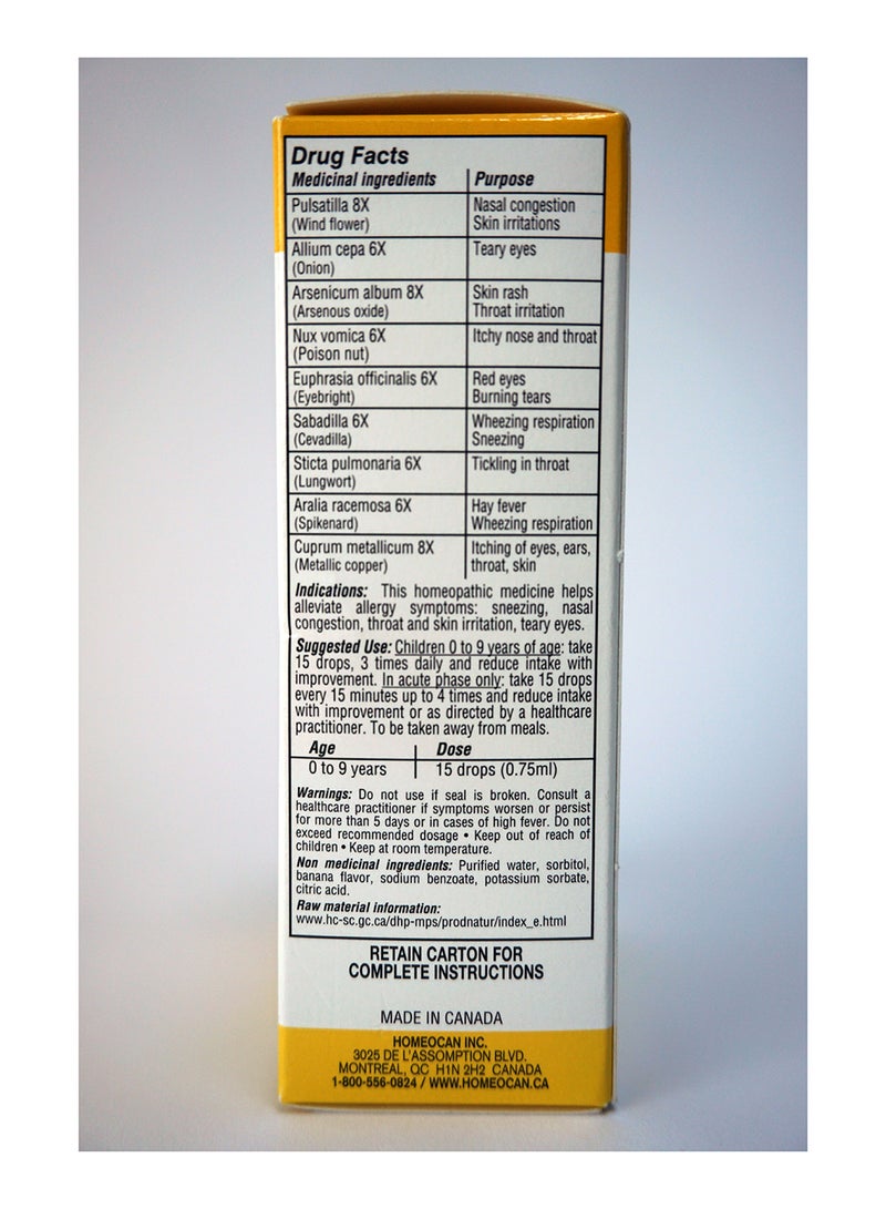 Homeocan Kids 0-9 All Allergies-25Ml  - Image 3