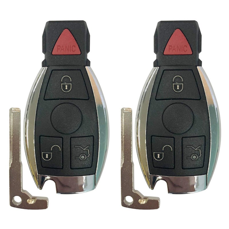 Car Key Fob Replacement for MercedesBenz Smart Keyless Entry Remote Control NEC BGA 2000 Years FCCIDIYZ3312 IYZDCby Auto Key Max Pair