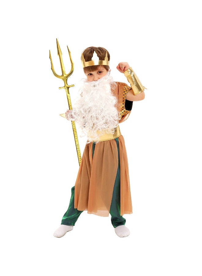 Children's Poseidon God of the Sea Costume - Image 3