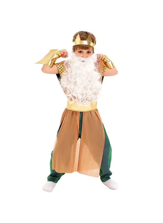 Children's Poseidon God of the Sea Costume - Image 4