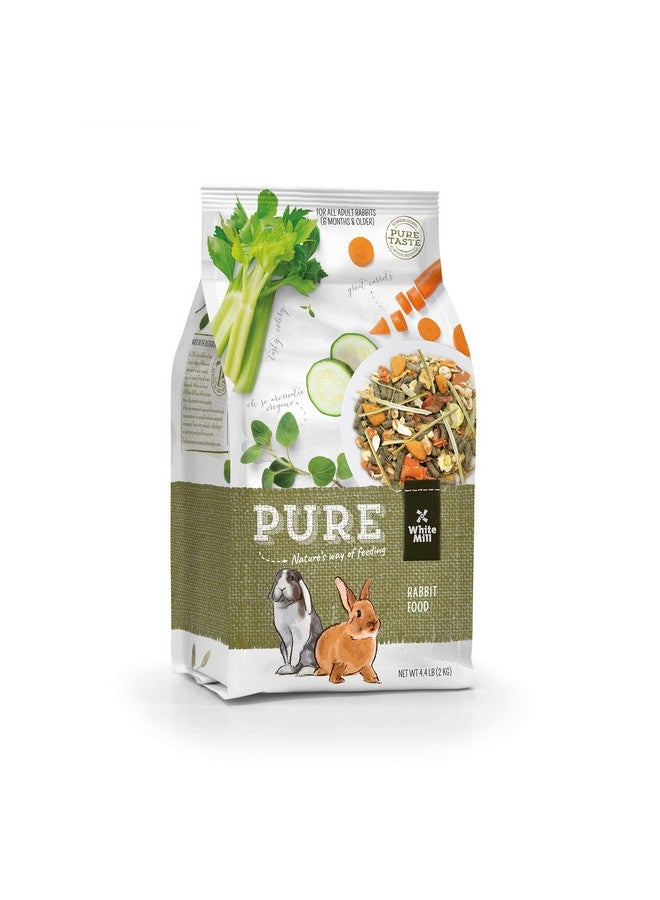 Witte Molen Pure Rabbit Food Seed Mixture Carrot, Celery, Timothy Hay And Varied Gourmet Muesli Dry Food, 4.4 Lbs, (Mini Rex, Lionhead Rabbit, English Lop, Dutch Rabbit) - Image 1