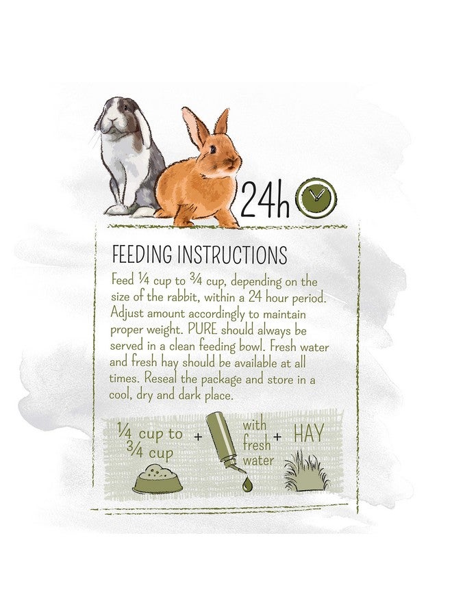 Witte Molen Pure Rabbit Food Seed Mixture Carrot, Celery, Timothy Hay And Varied Gourmet Muesli Dry Food, 4.4 Lbs, (Mini Rex, Lionhead Rabbit, English Lop, Dutch Rabbit) - Image 5