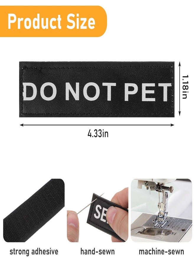 Ymapinc 6Pcs Service Dog Patch, Service Dog in Training Patches Removable Do Not Pet Patch for Harness Vest or Collar, in Training Patches with Hook and Loop Tape - Image 4