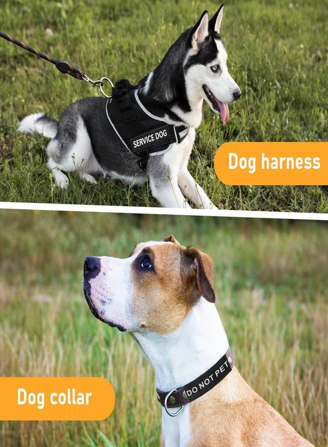 Ymapinc 6Pcs Service Dog Patch, Service Dog in Training Patches Removable Do Not Pet Patch for Harness Vest or Collar, in Training Patches with Hook and Loop Tape - Image 3