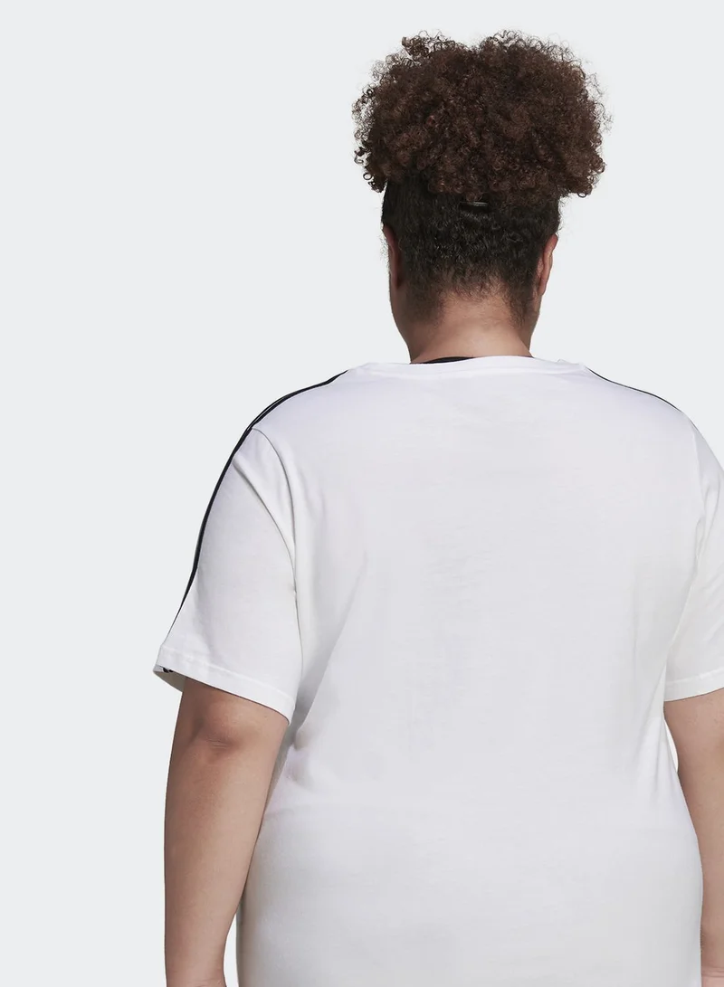adidas تيشيرت أساسي بشعار الماركة (حجم كبير)