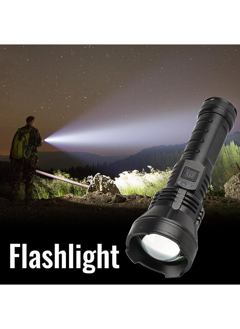 ULTREOS ULTREOS XHP70 led Torch flashlights Aluminum Press Switch Torch Light led flashlights 26650battery Telescopic Zoom Rechargeable Torch  - Image 4
