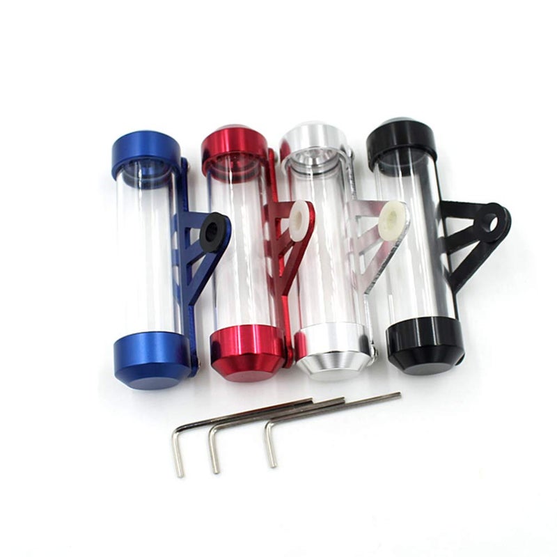 Motorcycle Tax Disc Holder Cylindrical Storage Tube for Receipts and Accessories Installation Random Color - Image 2