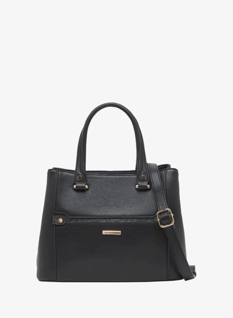 Sasha Sasha Solid Tote Bag with Detachable Strap