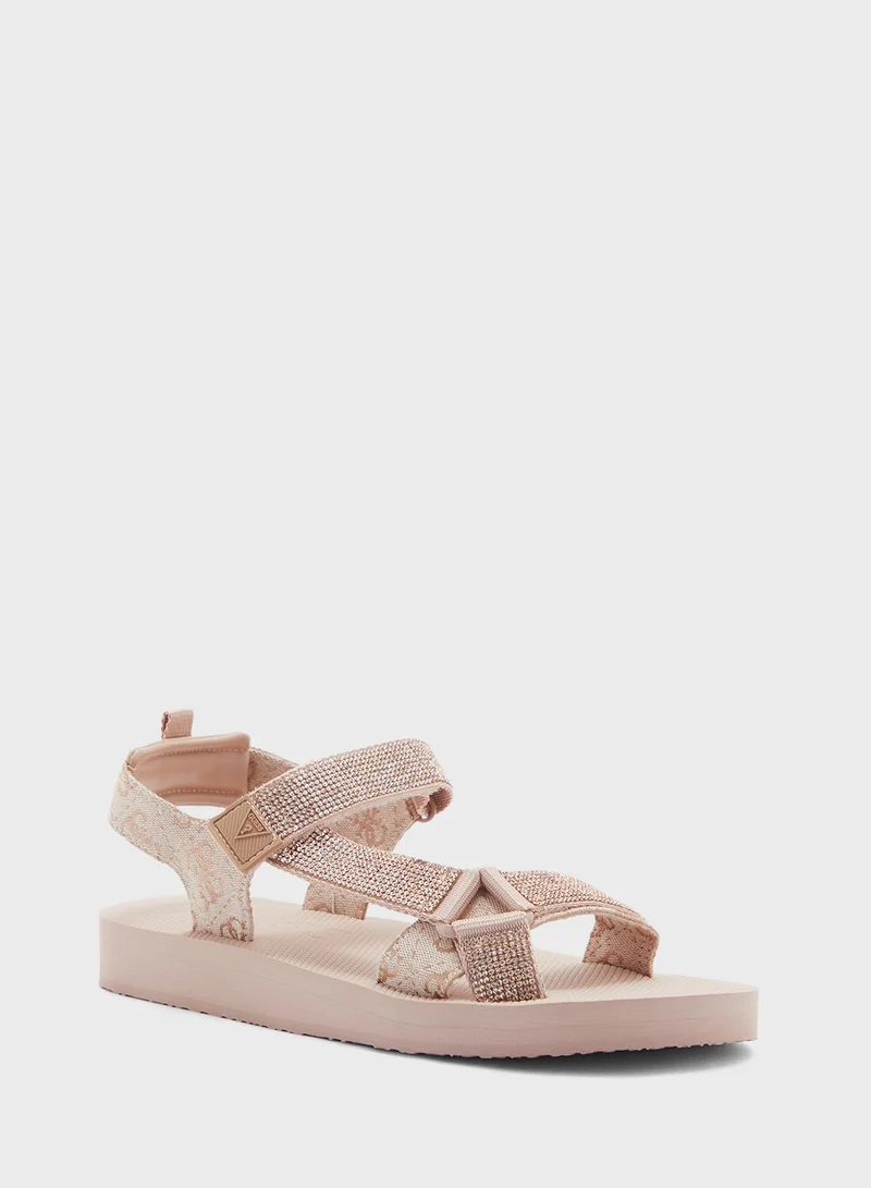 GUESS Nylaha Casual Flat Sandals